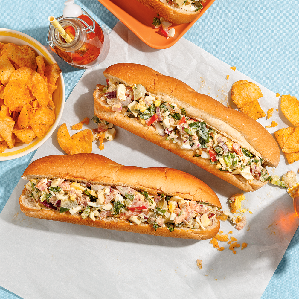 Chopped sandwichs aux oeufs à l’italienne