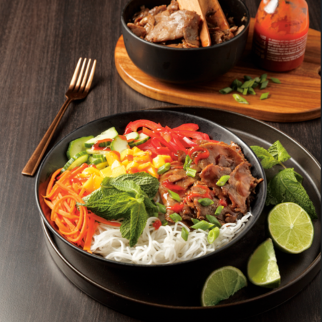 Salade au boeuf à la thaïe