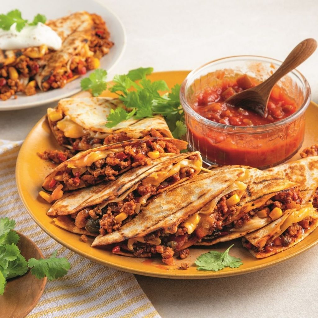 Quesadillas au veau haché