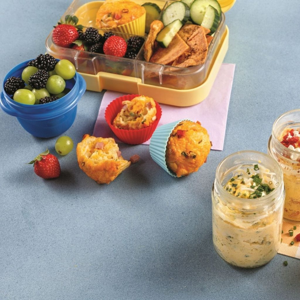 Muffins-repas oeufs, jambon & fromage