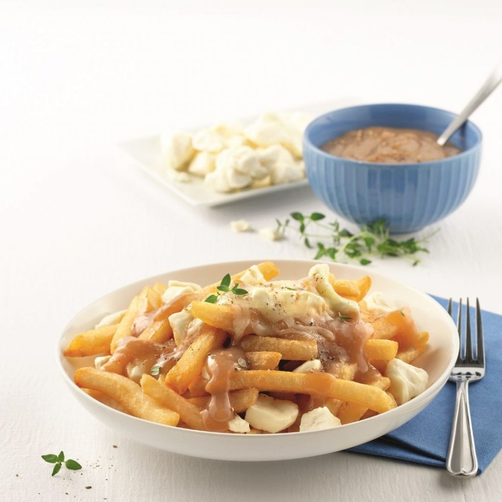 Poutine style soupe à l’oignon