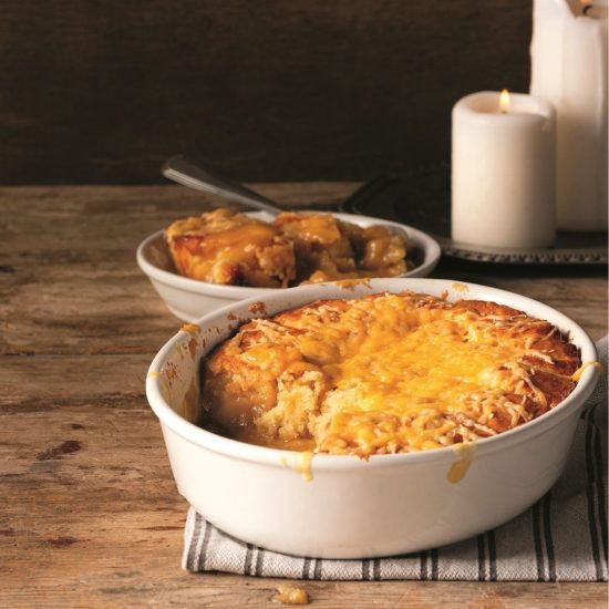 Pouding chômeur gratiné