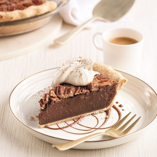 Tarte au fudge et pacanes