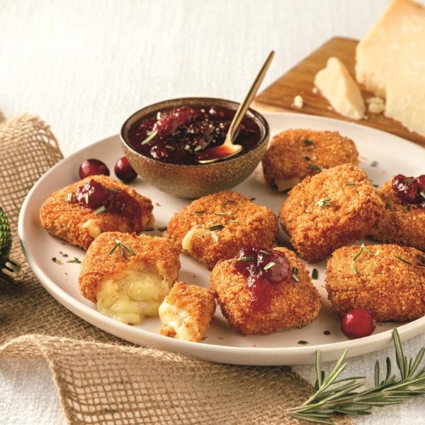 Bouchées de fondue au fromage croustillantes