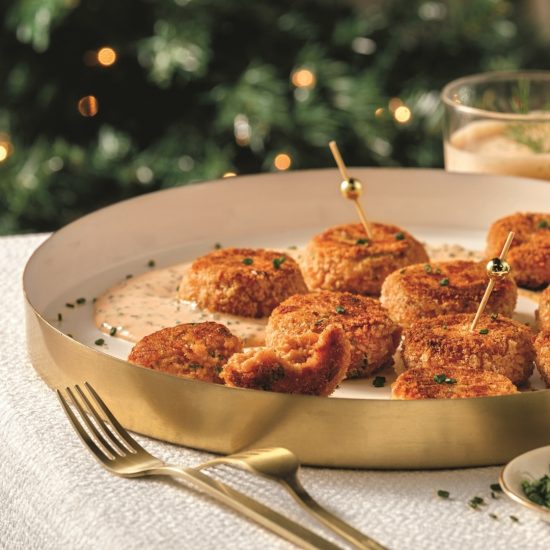 Mini-crab cakes au fromage