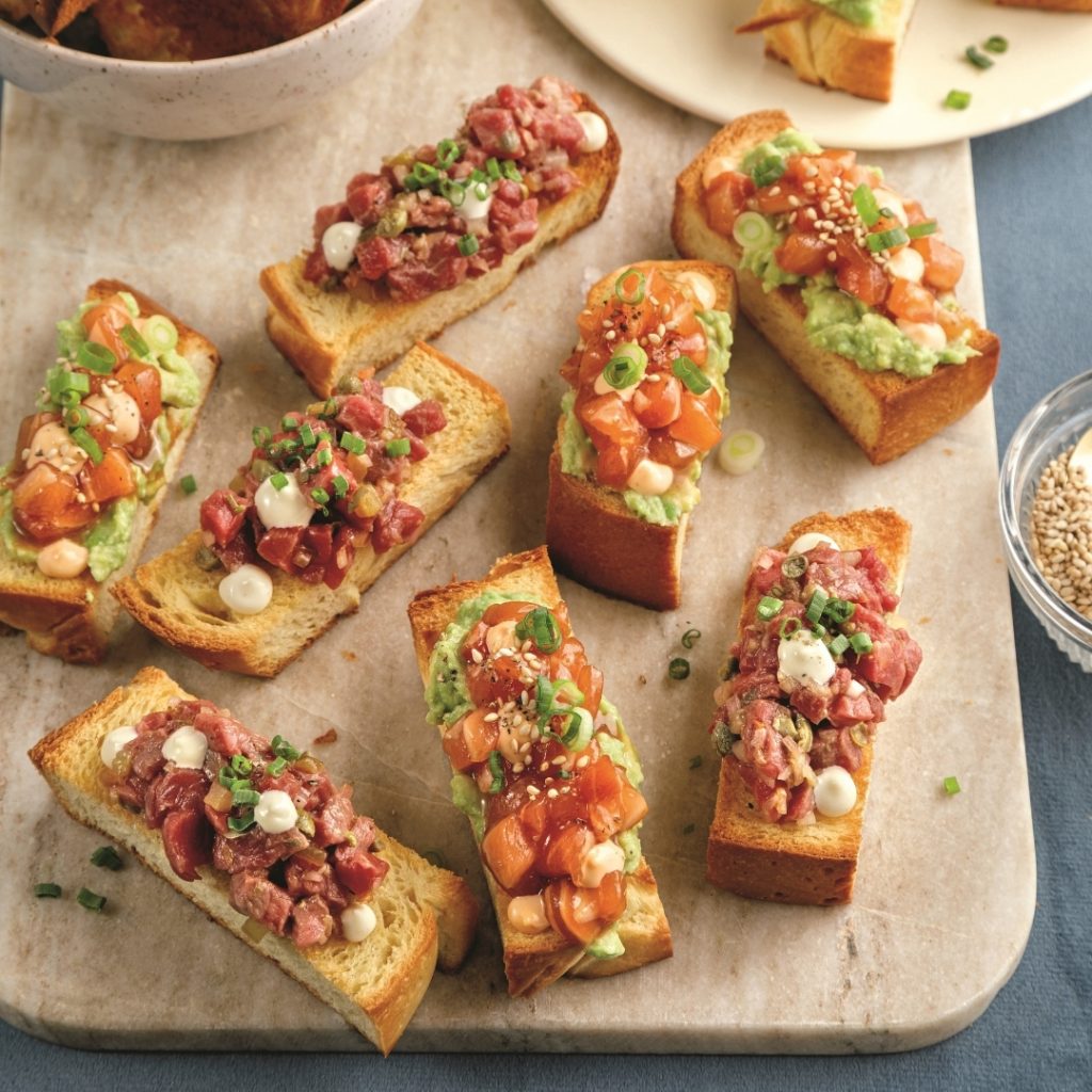 Planche duo de tartares