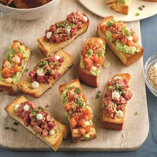 Planche duo de tartares