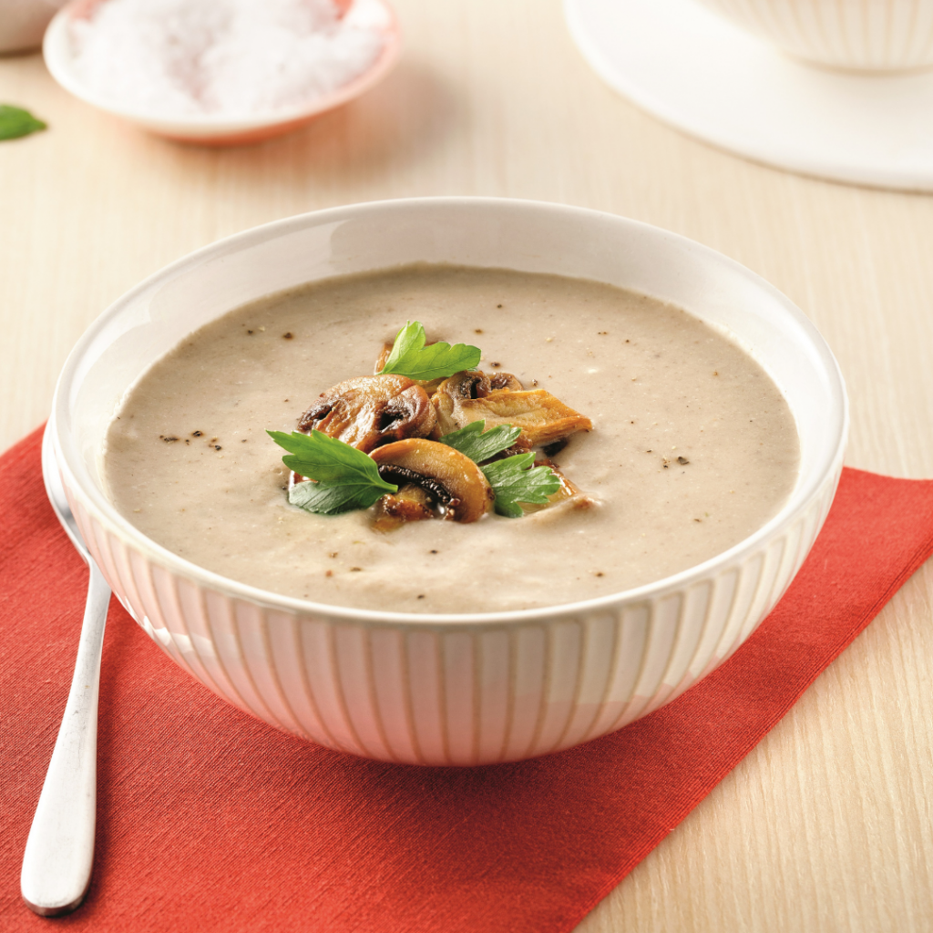 Potage aux champignons