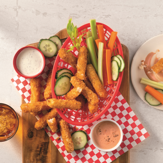 Bâtonnets de patates et fromage