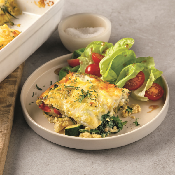 Casserole aux oeufs et légumes