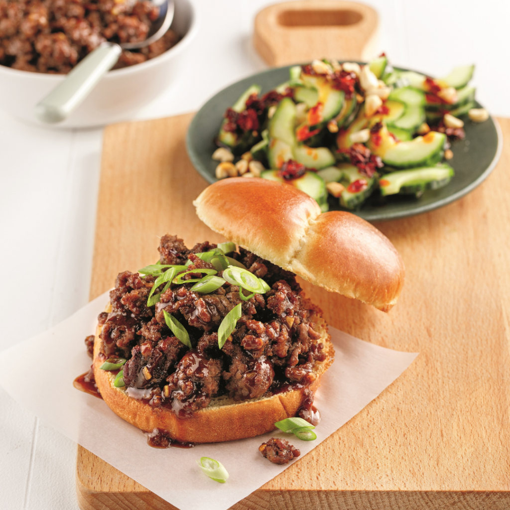 Burger au boeuf façon coréenne