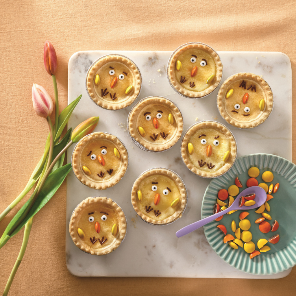 Tartelettes «poussins» aux oeufs