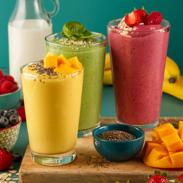 Smoothie nourrissant aux fruits et au yogourt