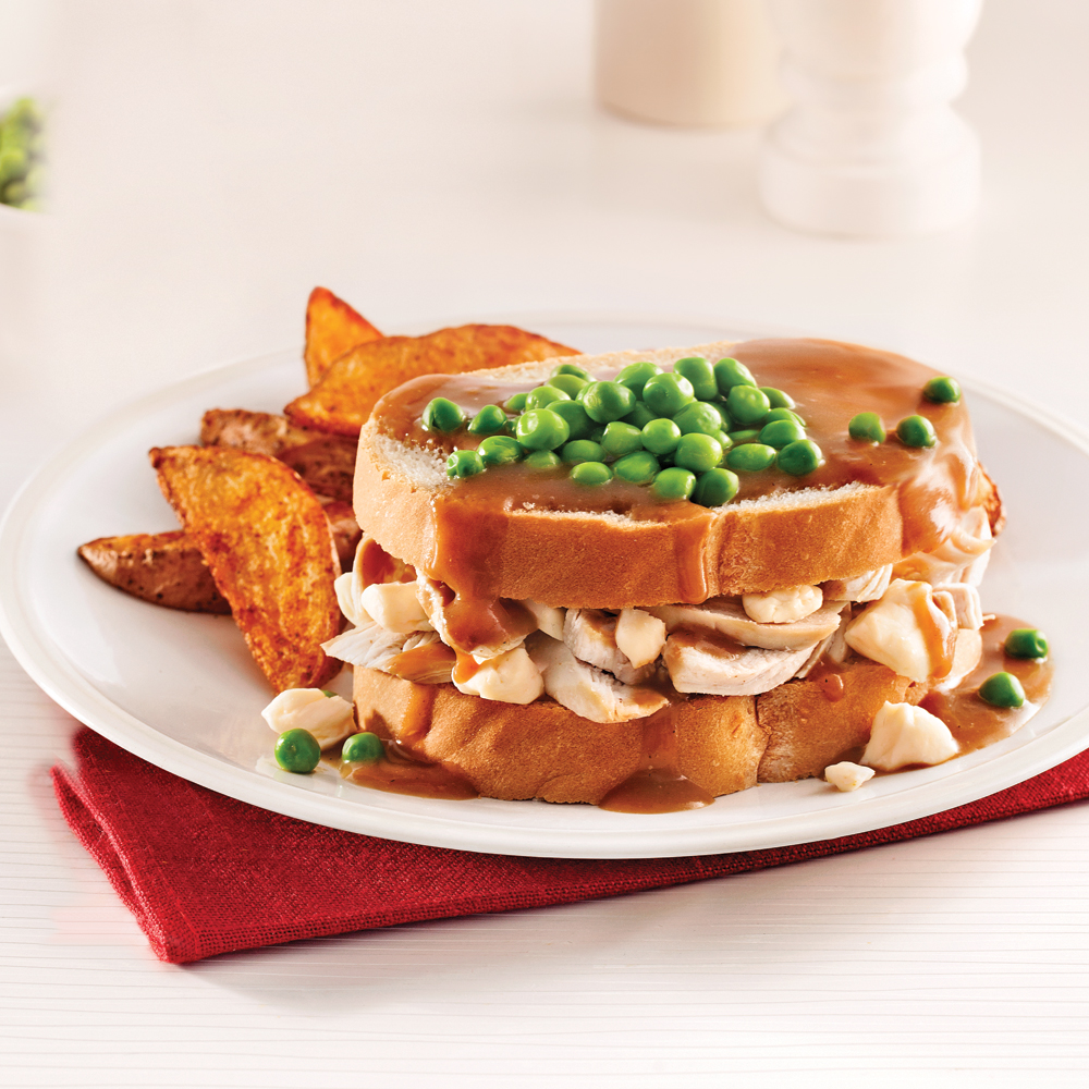 Hot-chicken style poutine gratiné