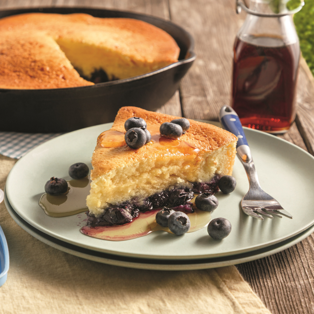 Pancake géant aux bleuets