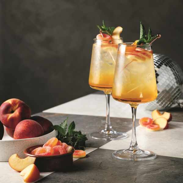 Spritz suret aux pêches