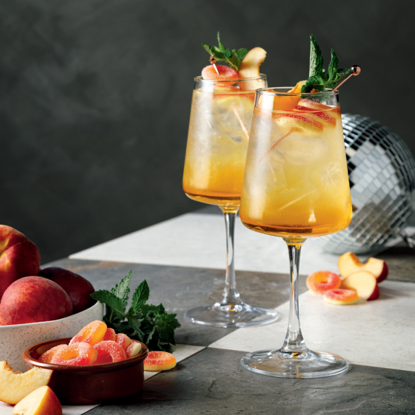 Spritz suret aux pêches