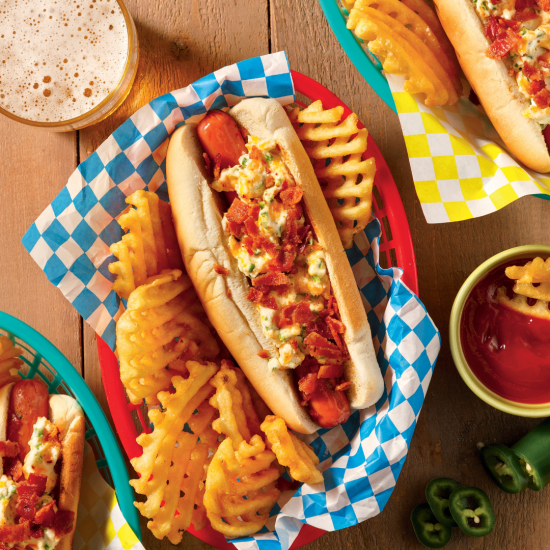 Hot-dogs style Jalapeno Poppers