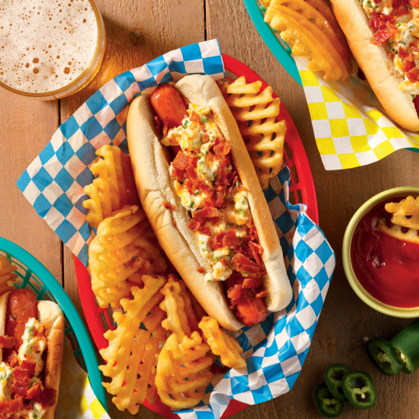 Hot-dogs style Jalapeno Poppers