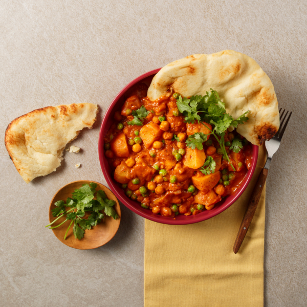 One pot végé au cari, pommes de terre et pois chiches