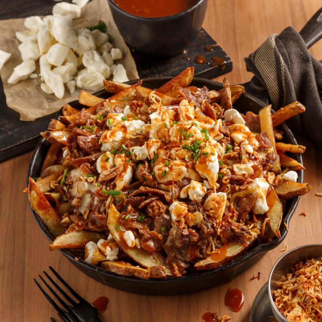 Poutine Philly cheesesteak