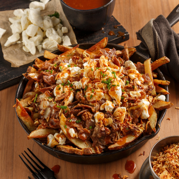 Poutine Philly cheesesteak