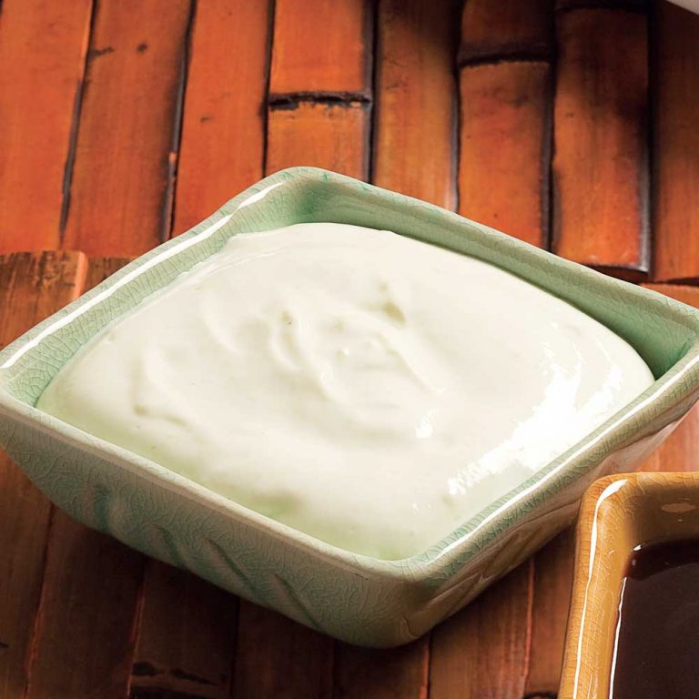 Sauce crème sure et wasabi Les recettes de Caty