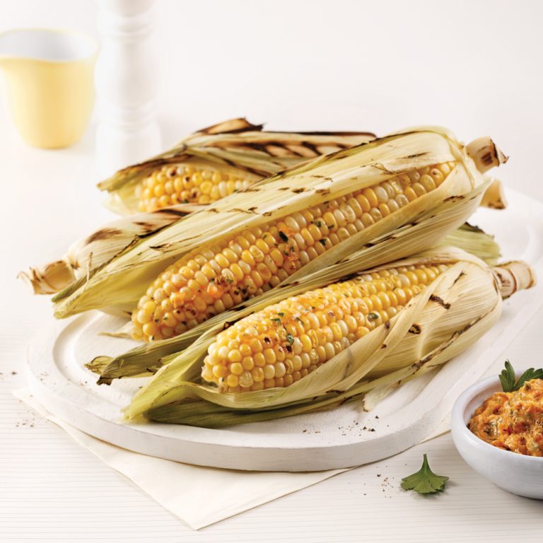 Maïs grillé avec beurre parfumé - Les recettes de Caty