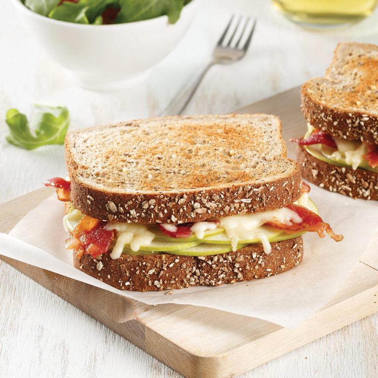 Grilled cheese pomme et cheddar Les recettes de Caty