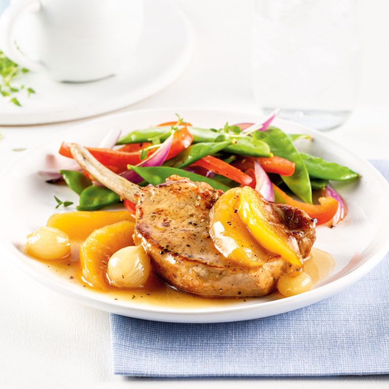 Côtelettes de porc à l’érable et aux pommes Les recettes de Caty Côtelettes de porc à l’érable et aux pommes Les recettes de Caty
