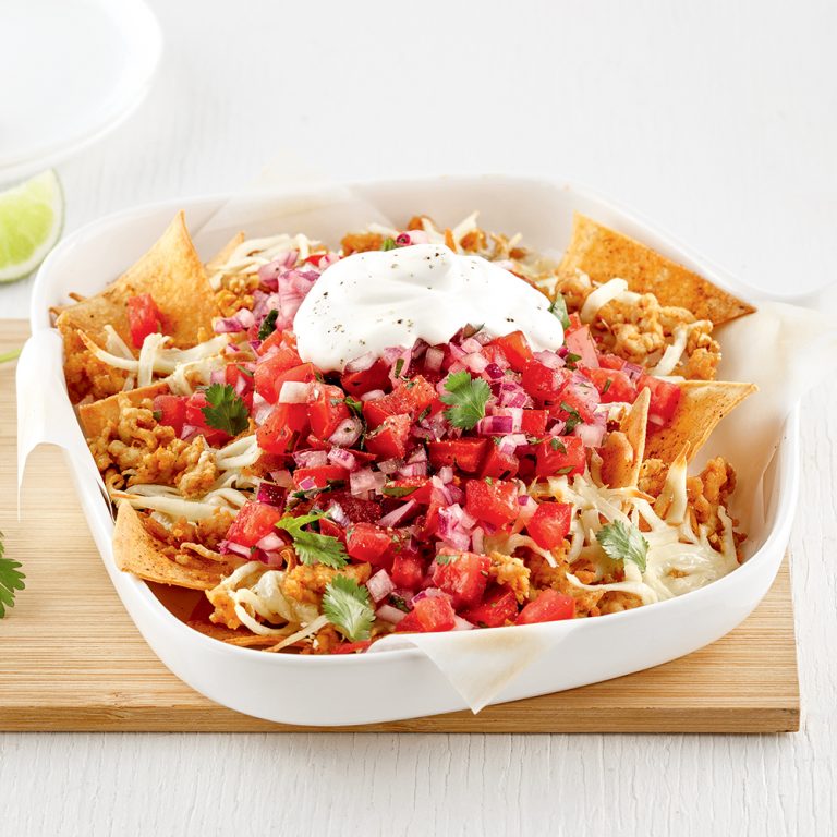 Nacho au poulet haché - Les recettes de Caty
