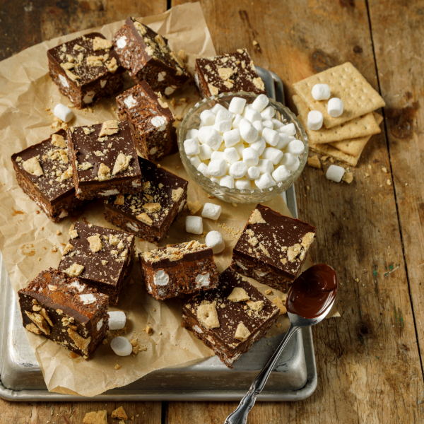 Carrés croustillants s’mores