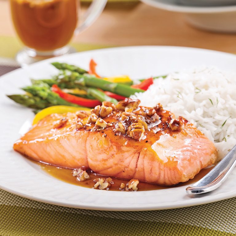 Saumon érable et pacanes Je Cuisine Saumon érable et pacanes Je Cuisine