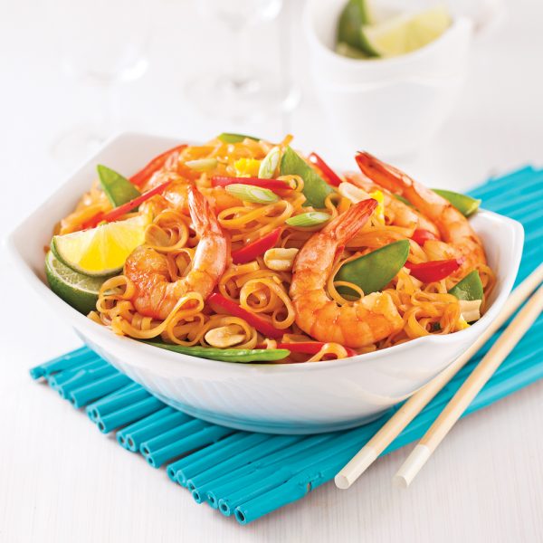 Pad thaï aux crevettes