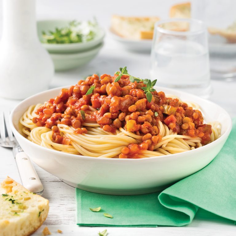 Sauce à spaghetti aux lentilles et saucisses Je Cuisine