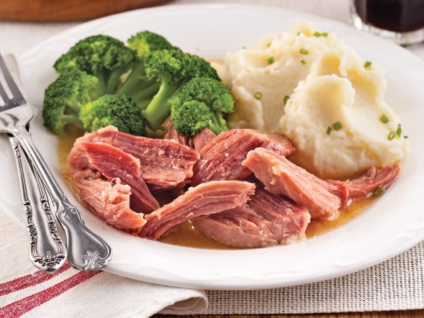 Jambon à la bière et érable