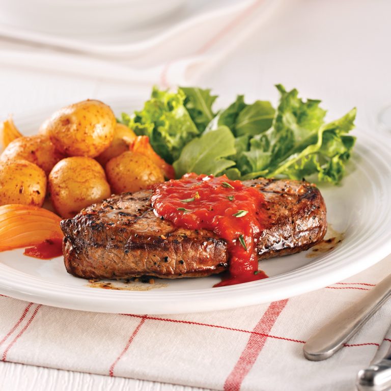 Steaks sauce barbecue au whisky Je Cuisine