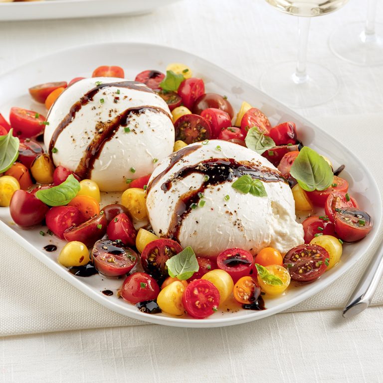 Burrata style caprese Je Cuisine