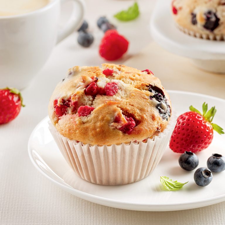 Muffins aux petits fruits Je Cuisine
