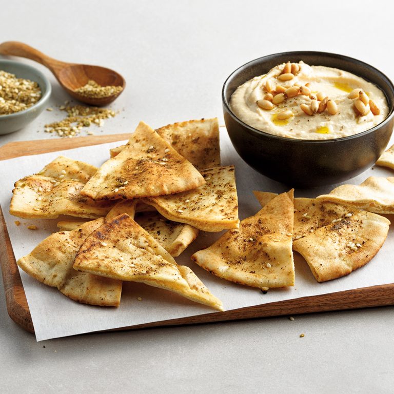 Chips de pitas au zaatar Je Cuisine