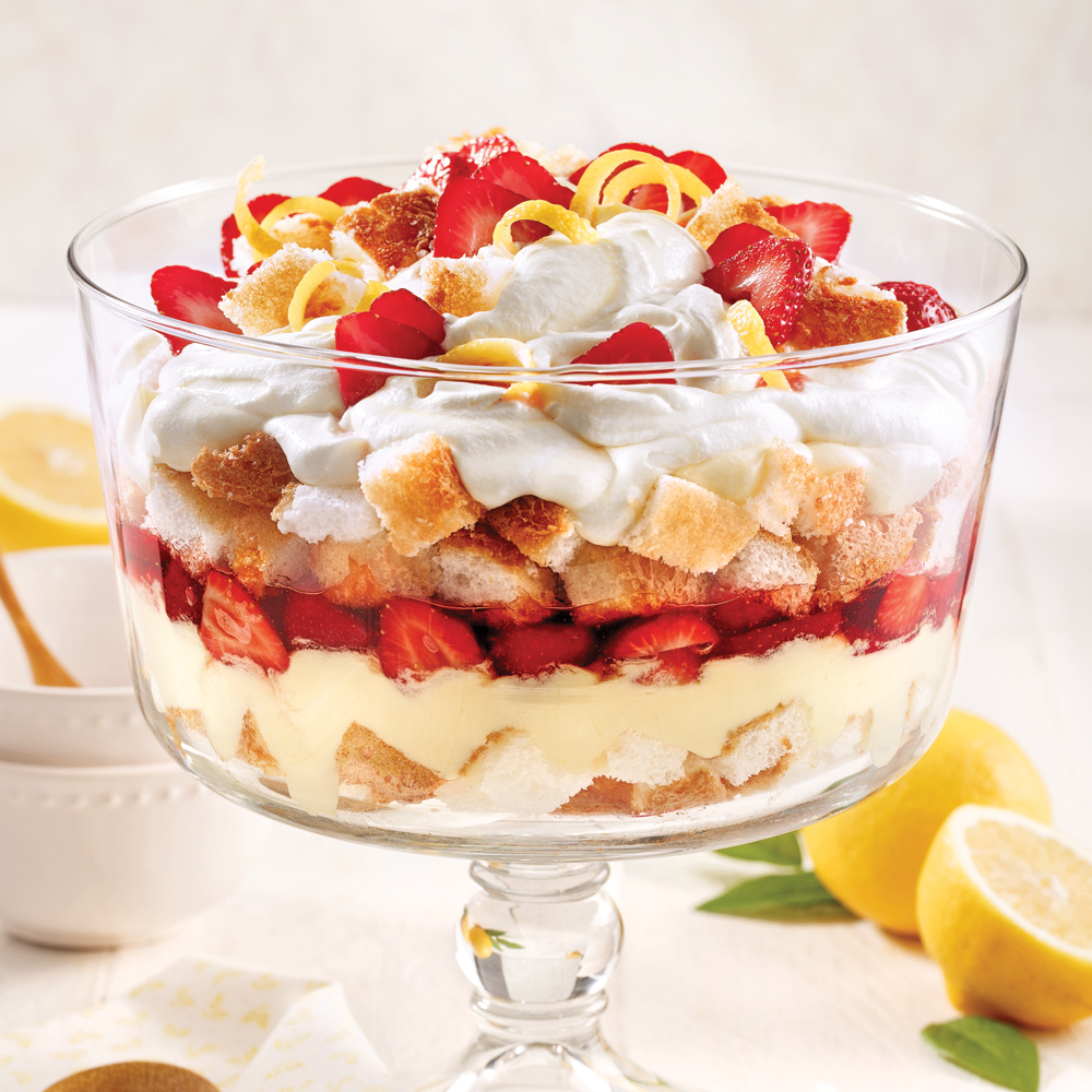 Bagatelle aux fraises et au citron
