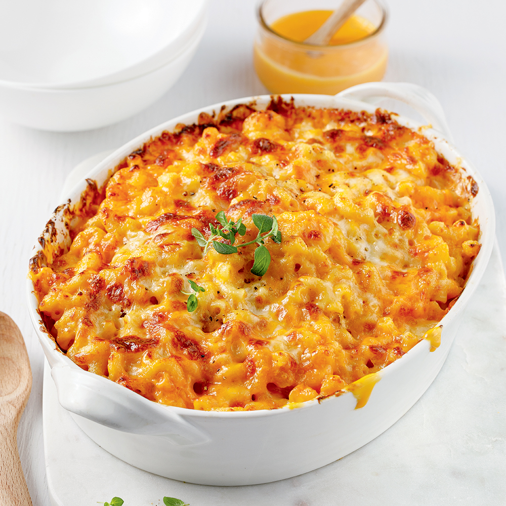 Macaroni au fromage crémeux cuit au four