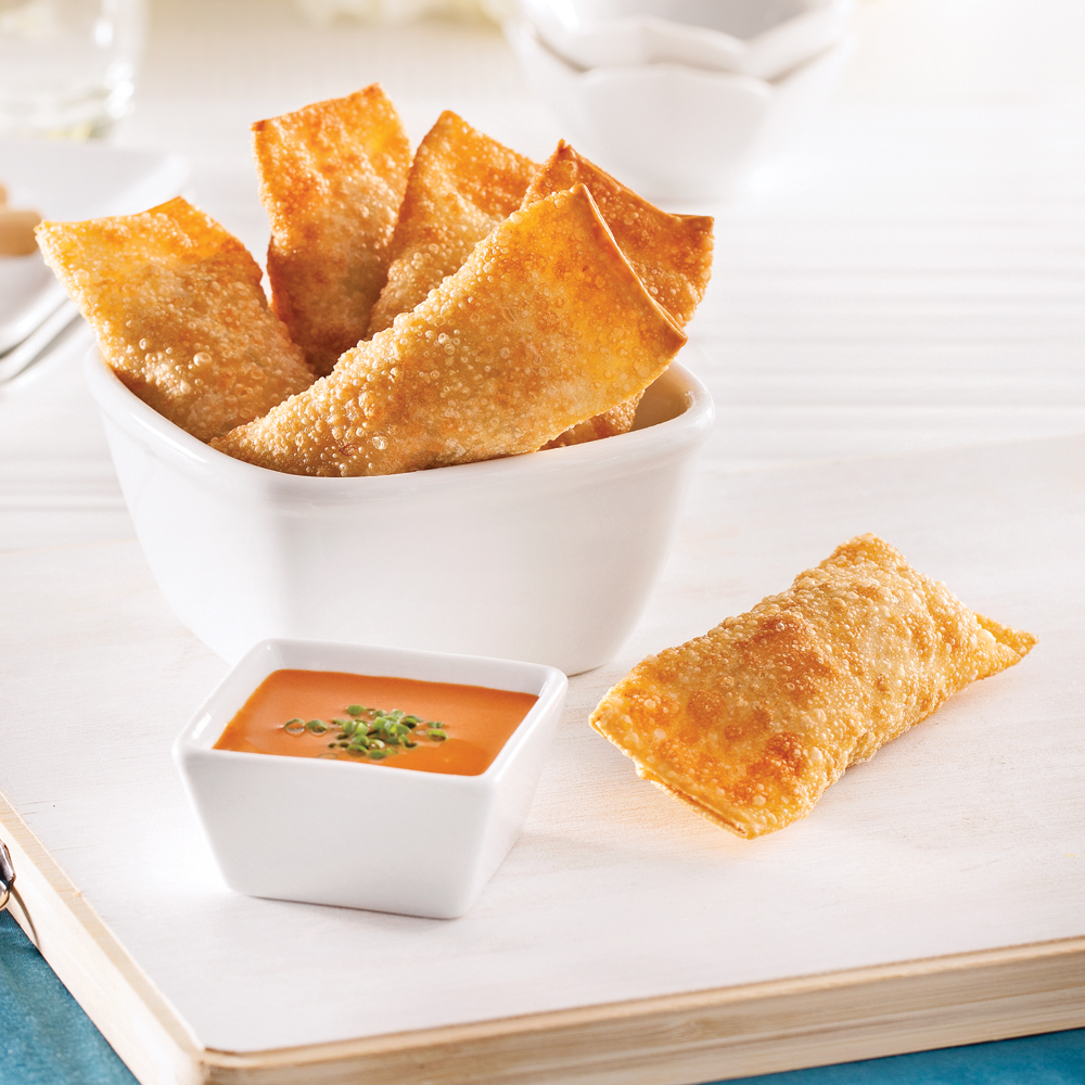 Egg rolls croustillants farcis au poulet et au chou chinois