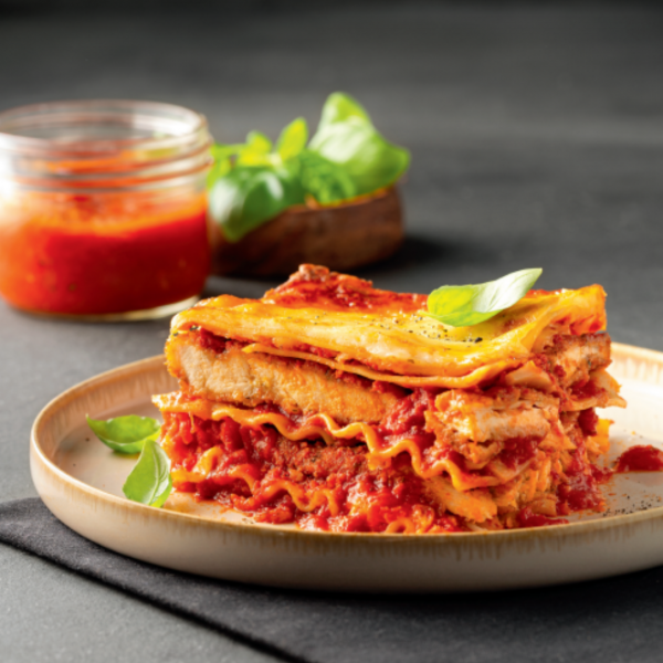 Lasagne au poulet parmigiana
