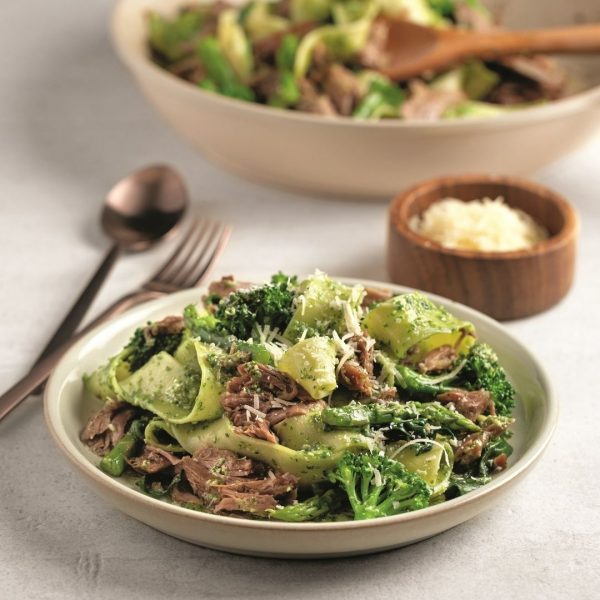 Pappardelles à l’agneau braisé