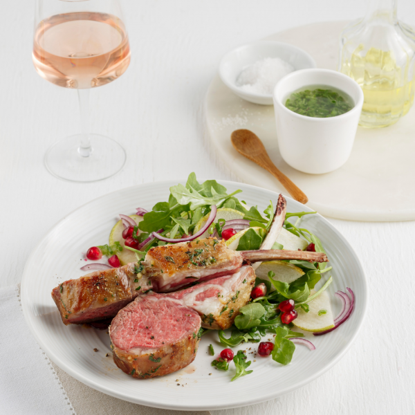 Carrées d’agneau au beurre