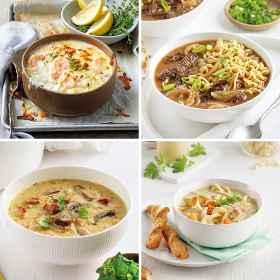 10 soupes-repas pour une bonne dose de réconfort!