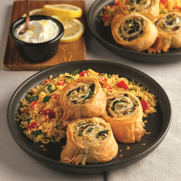 Roulades feuilletées à la méditerranéenne