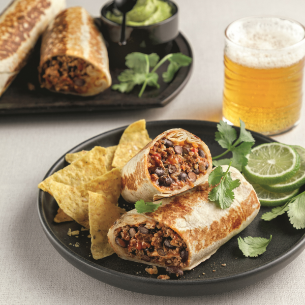 Burritos au boeuf haché
