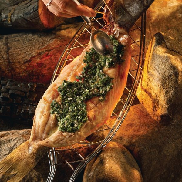 Poisson entier grillé & gremolata